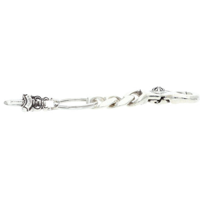 Chrome Hearts CLP CHN CLASSIC-S Short Silver Keychain Wallet