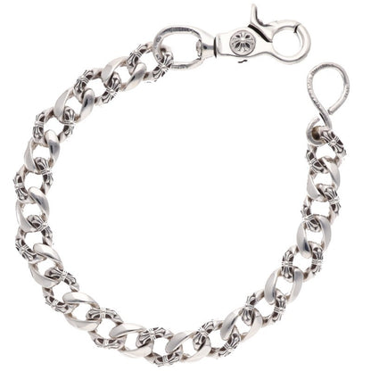 Chrome Hearts 1 Clip Short Fancy Wallet Chain