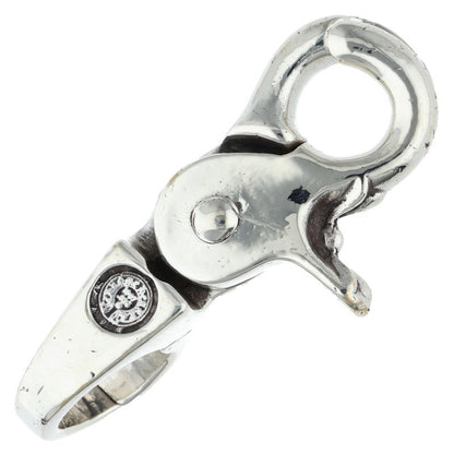 Chrome Hearts QUICK CLIP CROSS BALL Silver Wallet Chain