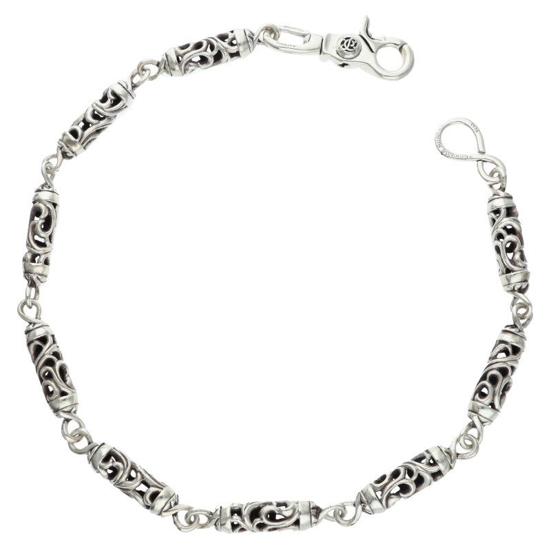 Chrome Hearts 925 Silver Long Roller Wallet Chain Size 9LINK