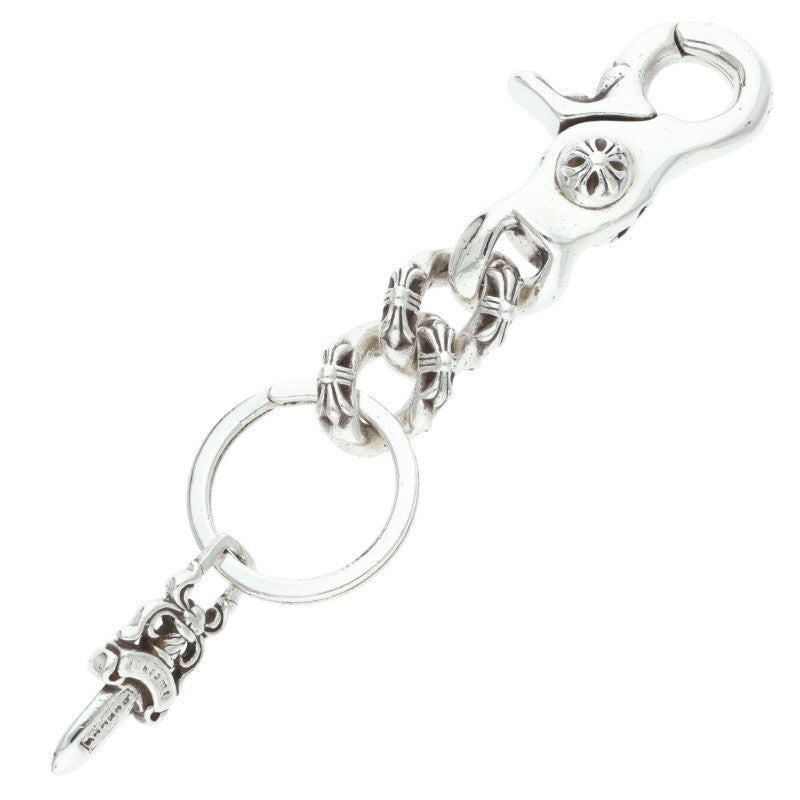 Chrome Hearts CLP CHN XFANCY-S Silver Key Chain Wallet