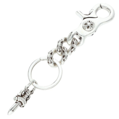 Chrome Hearts CLP CHN XFANCY-S Silver Key Chain Wallet