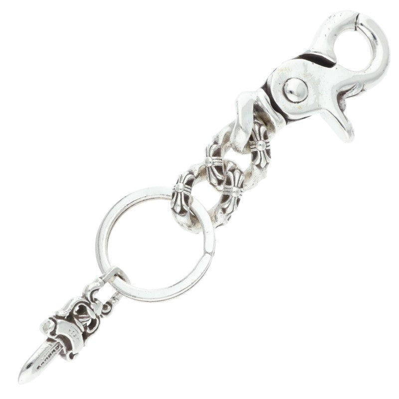 Chrome Hearts CLP CHN XFANCY-S Silver Key Chain Wallet