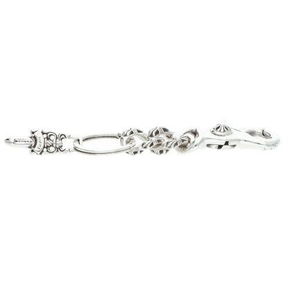 Chrome Hearts CLP CHN XFANCY-S Silver Key Chain Wallet
