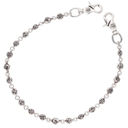 Chrome Hearts #2 Multiball 925 Silver Wallet Chain