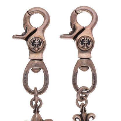 Chrome Hearts 925 Silver 2-Clip BS Wallet Chain Size 11LINK