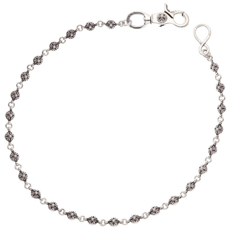 Chrome Hearts #1 Cross Ball 1 Clip Silver Wallet Chain
