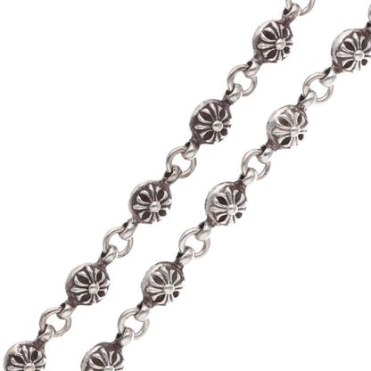 Chrome Hearts #1 Cross Ball 1 Clip Silver Wallet Chain
