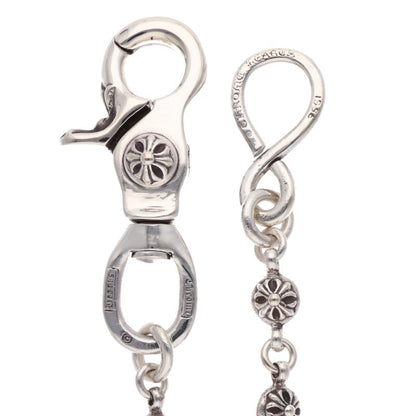 Chrome Hearts #1 Cross Ball 1 Clip Silver Wallet Chain