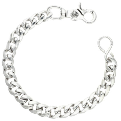 Chrome Hearts 1 Clip Short Classic Silver Wallet Chain 925