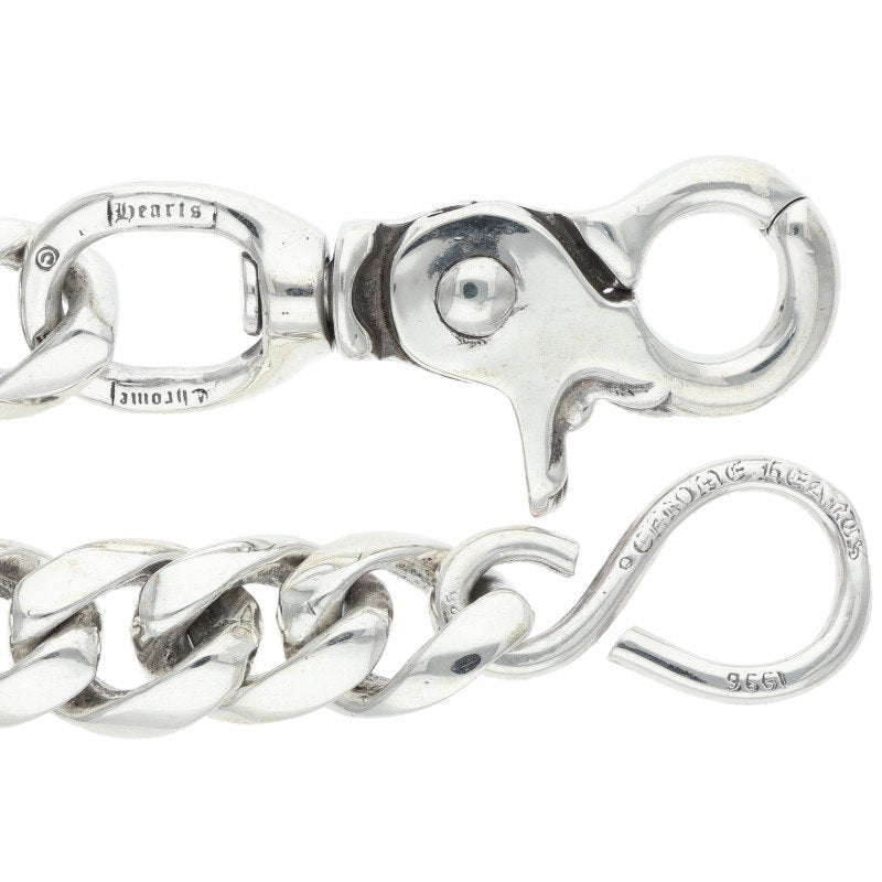 Chrome Hearts 1 Clip Short Classic Silver Wallet Chain 925