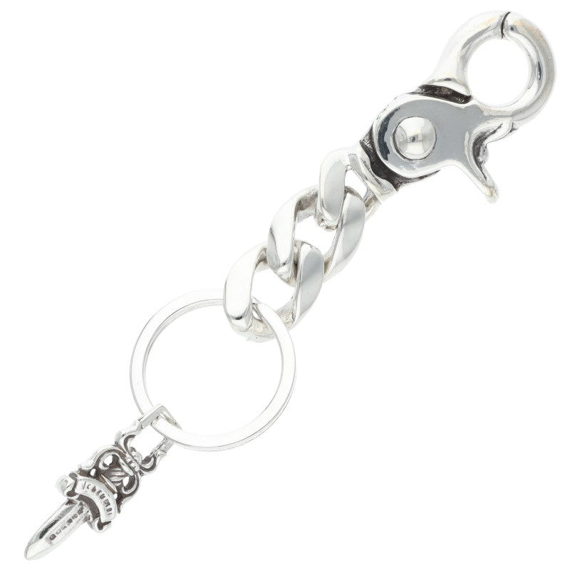 Chrome Hearts Classic Link Silver Key Chain Wallet