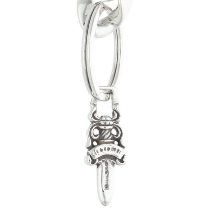 Chrome Hearts Classic Link Silver Key Chain Wallet