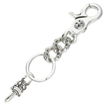 Chrome Hearts CLP CHN XFANCY-S Short Silver Keychain Wallet