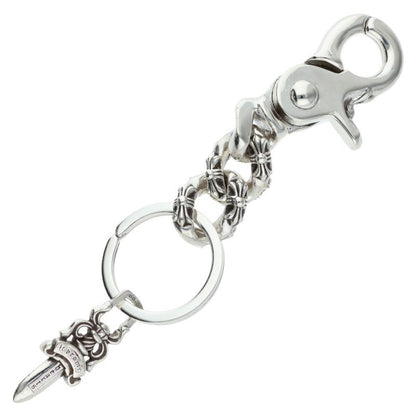 Chrome Hearts CLP CHN XFANCY-S Short Silver Keychain Wallet