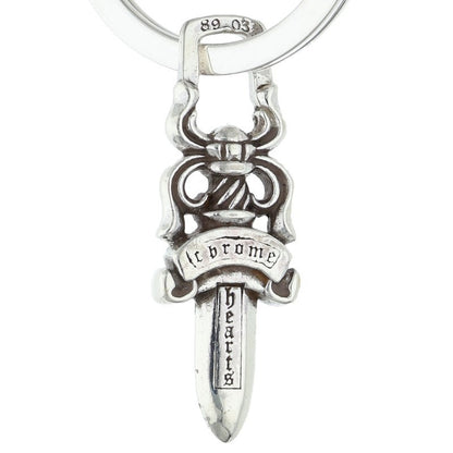 Chrome Hearts CLP CHN XFANCY-S Short Silver Keychain Wallet