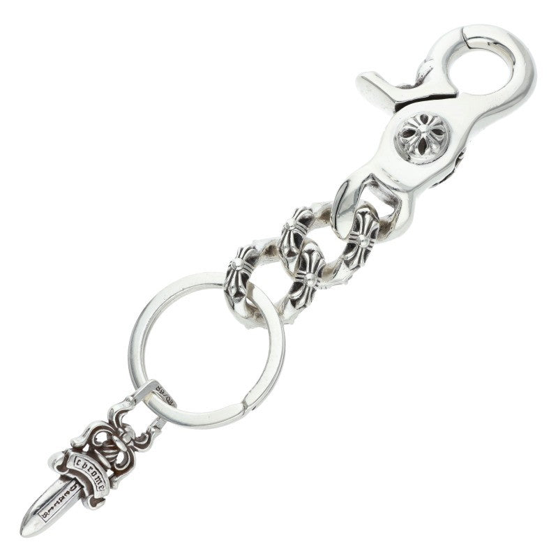 Chrome Hearts CLP CHN XFANCY-S Sterling Silver Keychain Wallet
