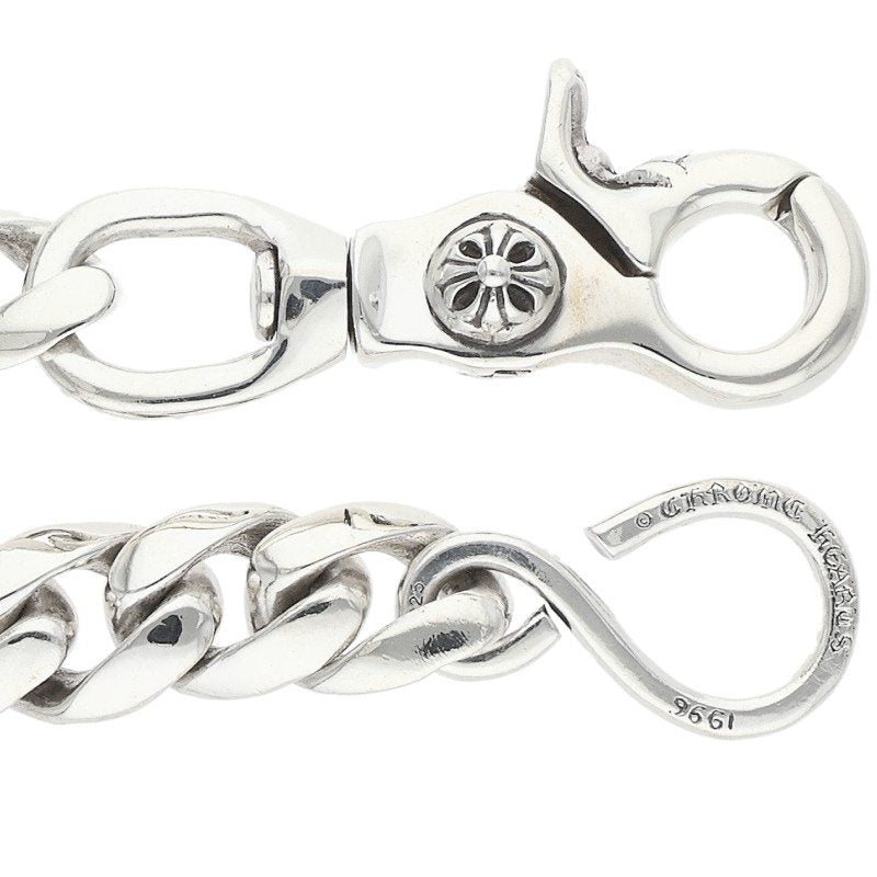 Chrome Hearts 1 Clip Short Classic Silver Wallet Chain 925