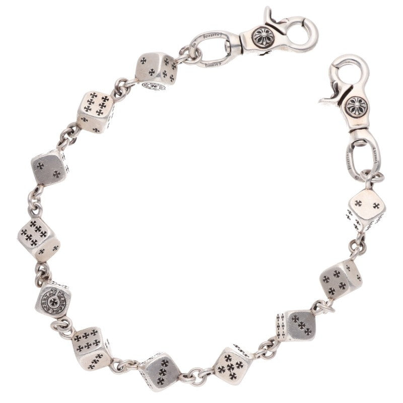 Chrome Hearts 925 Silver 2-Clip Wallet Chain Size 11LINK