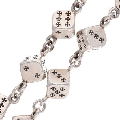 Chrome Hearts 925 Silver 2-Clip Wallet Chain Size 11LINK
