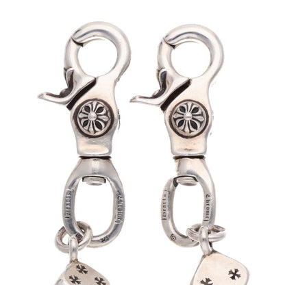 Chrome Hearts 925 Silver 2-Clip Wallet Chain Size 11LINK