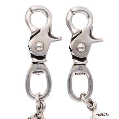 Chrome Hearts 925 Silver 2-Clip Wallet Chain Size 11LINK