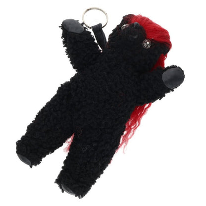 Chrome Hearts Black/Red Teddy Bear Keyring
