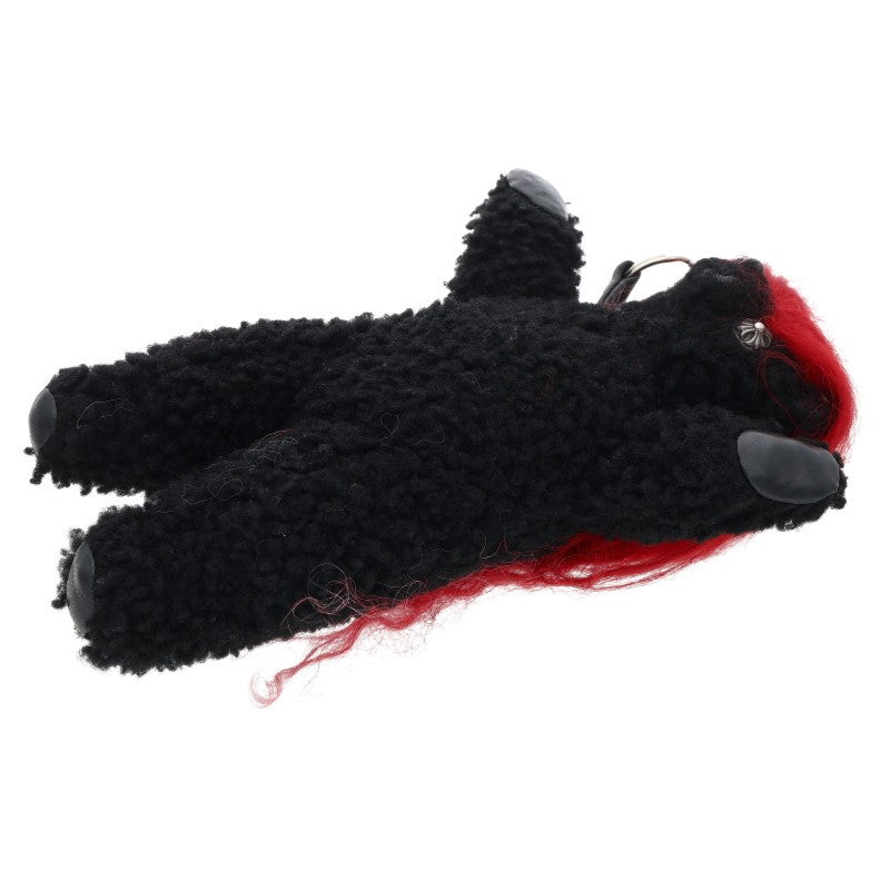 Chrome Hearts Black/Red Teddy Bear Keyring