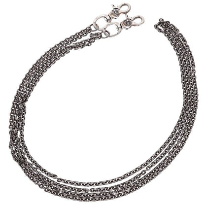 Chrome Hearts CHN Double Paper Clip Wallet Chain