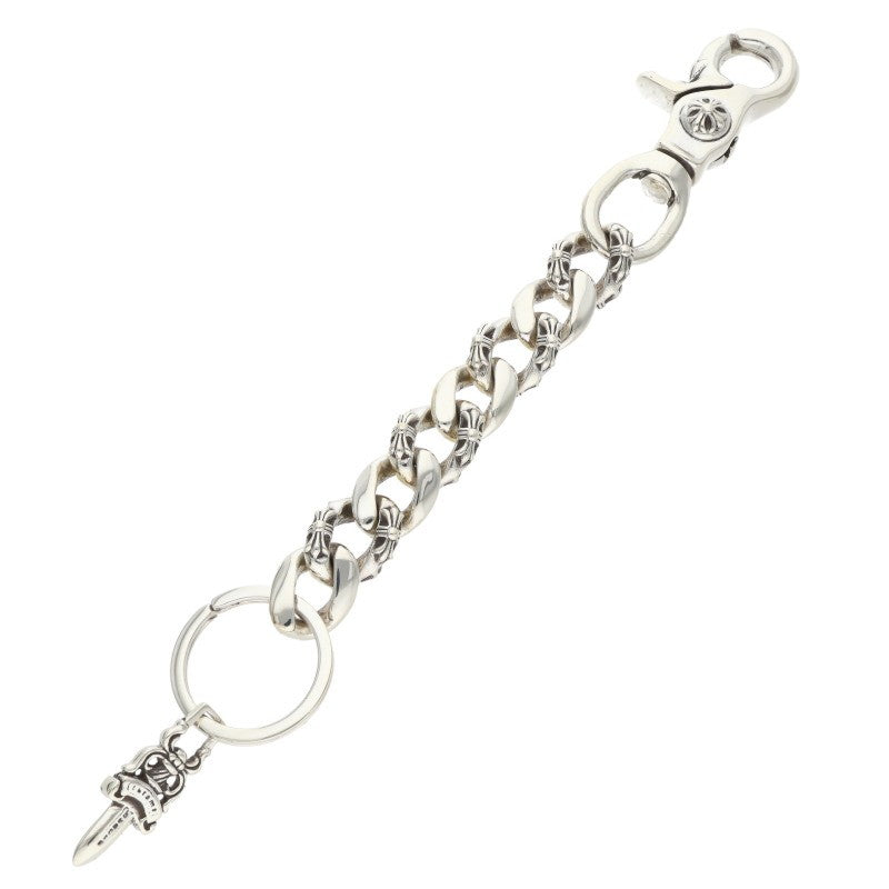 Chrome Hearts CLP CHN FANCY-L Silver Keychain Wallet