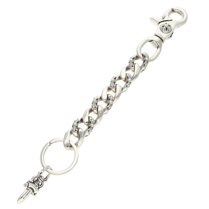 Chrome Hearts CLP CHN FANCY-L Silver Keychain Wallet
