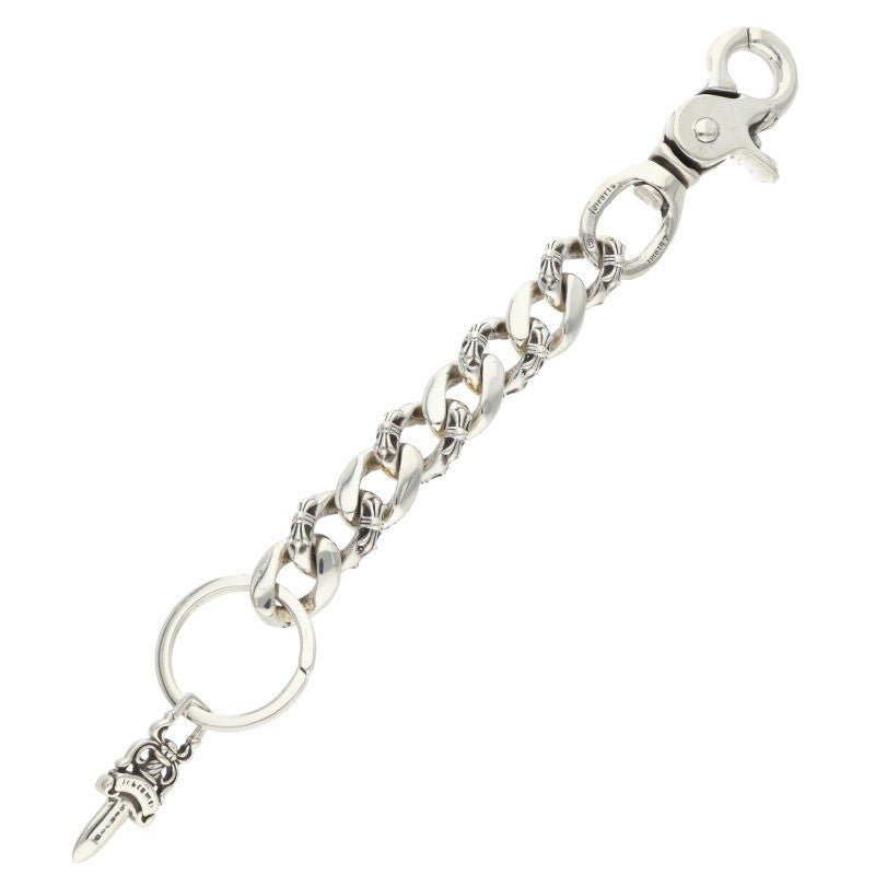 Chrome Hearts CLP CHN FANCY-L Silver Keychain Wallet