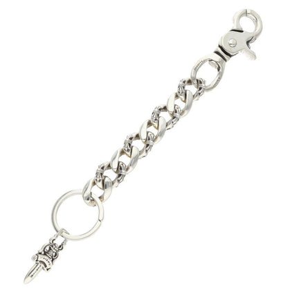 Chrome Hearts CLP CHN FANCY-L Silver Keychain Wallet