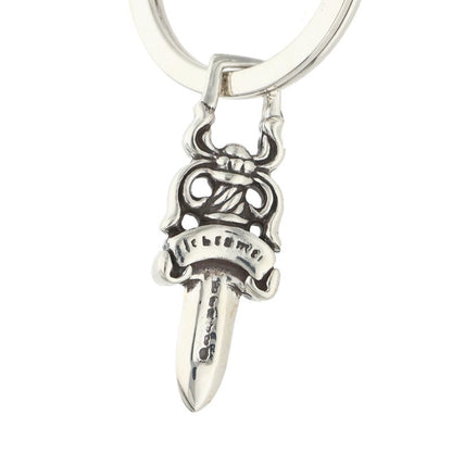 Chrome Hearts CLP CHN FANCY-L Silver Keychain Wallet
