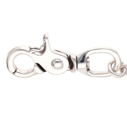 Chrome Hearts #1 Cross Ball 1 Clip Silver Wallet Chain