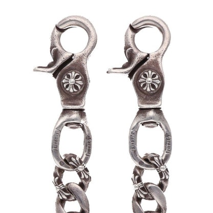Chrome Hearts Fancy 2-Clip Long Silver Wallet Chain