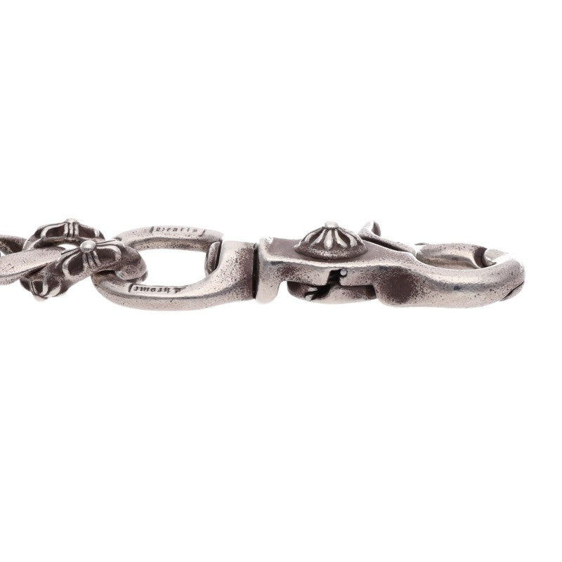 Chrome Hearts Fancy 2-Clip Long Silver Wallet Chain