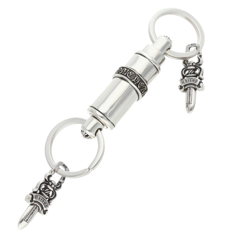 Chrome Hearts Valet Silver Keyring