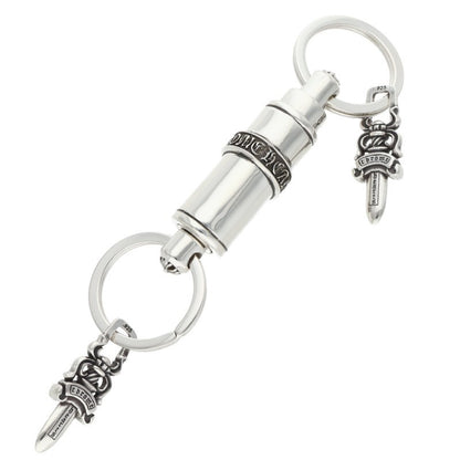 Chrome Hearts Valet Silver Keyring