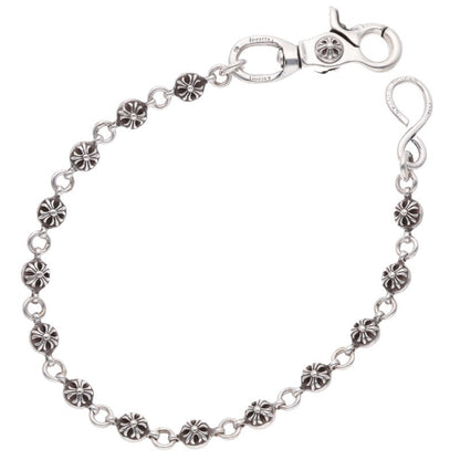 Chrome Hearts 1-Clip Short #2 Cross Ball 925 Wallet Chain