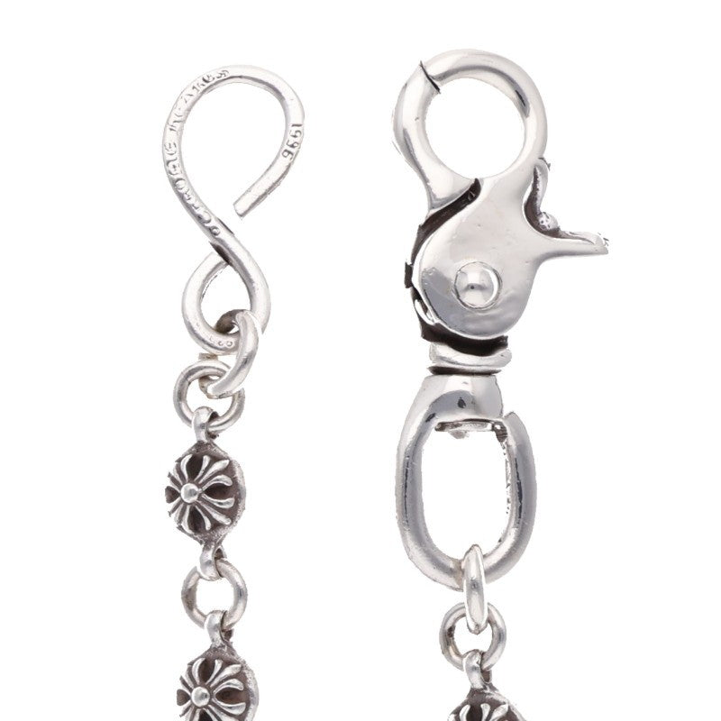 Chrome Hearts 1-Clip Short #2 Cross Ball 925 Wallet Chain