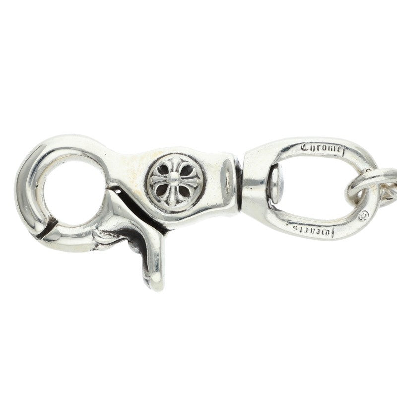 Chrome Hearts #2 Cross Ball 2-Clip Silver Wallet Chain