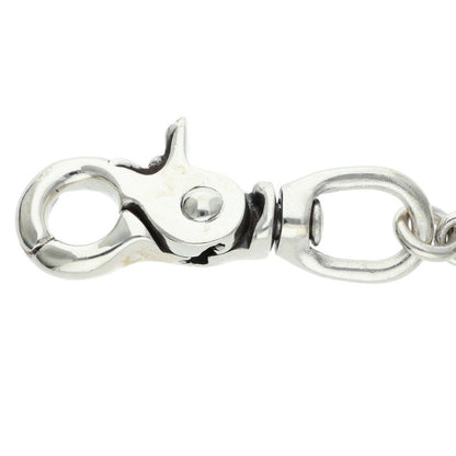 Chrome Hearts #2 Cross Ball 2-Clip Silver Wallet Chain