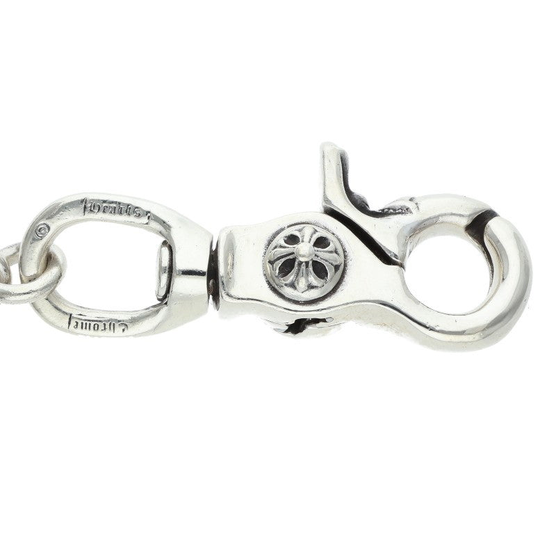 Chrome Hearts #2 Cross Ball 2-Clip Silver Wallet Chain