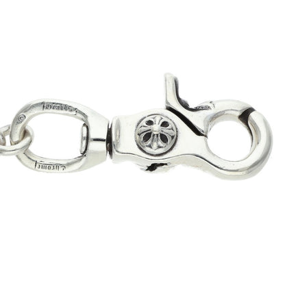 Chrome Hearts #2 Cross Ball 2-Clip Silver Wallet Chain
