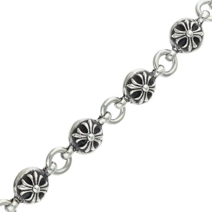 Chrome Hearts #2 Cross Ball 2-Clip Silver Wallet Chain