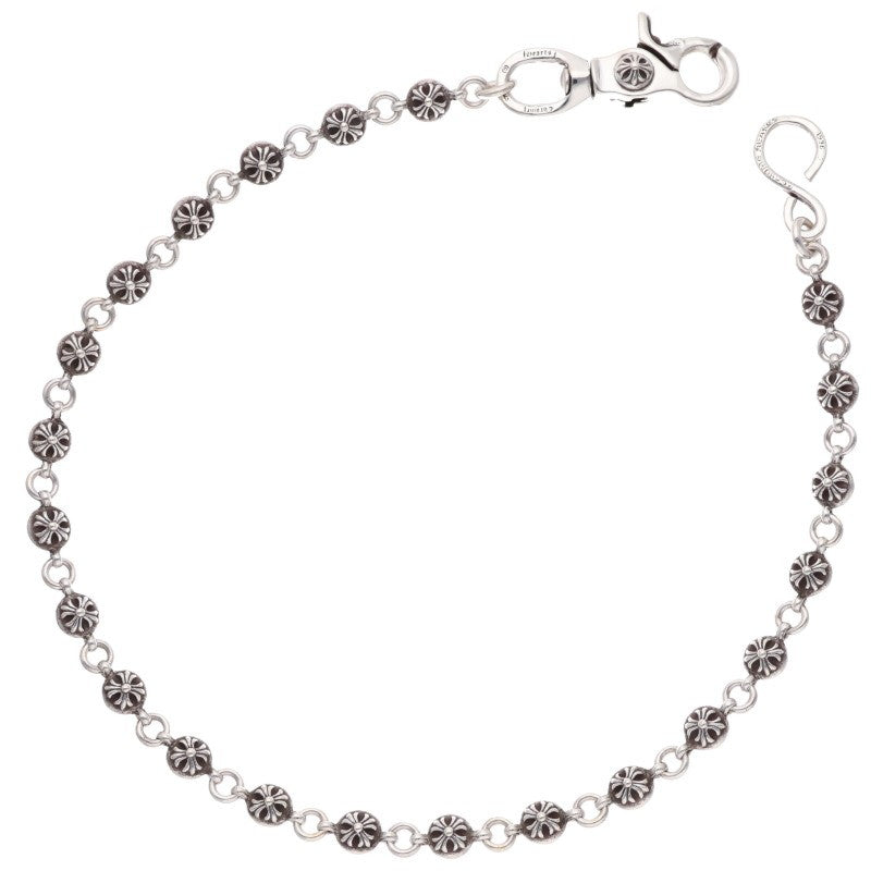 Chrome Hearts #2 Cross Ball 1 Clip Silver Wallet Chain