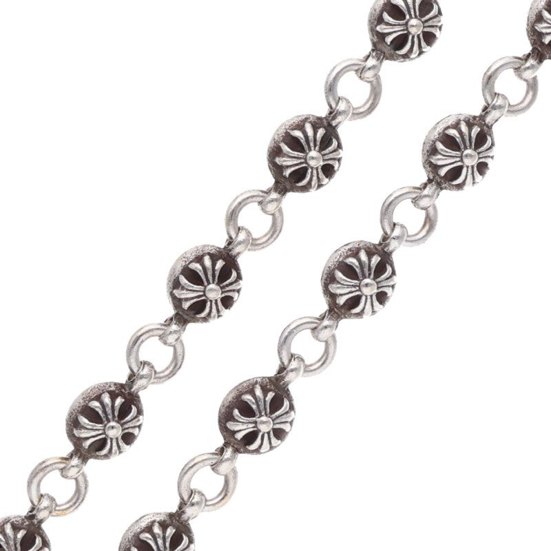 Chrome Hearts #2 Cross Ball 1 Clip Silver Wallet Chain