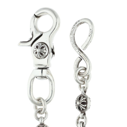 Chrome Hearts #2 Multi Ball 1-Clip Silver Wallet Chain