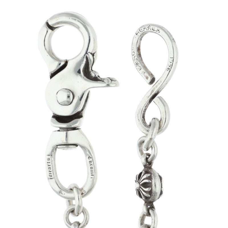Chrome Hearts #2 Multi Ball 1-Clip Silver Wallet Chain